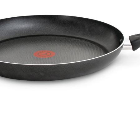 T-fal Giant Aluminum Frying Pan Non-stick, Dishwasher & Oven Safe, Black, 34cm