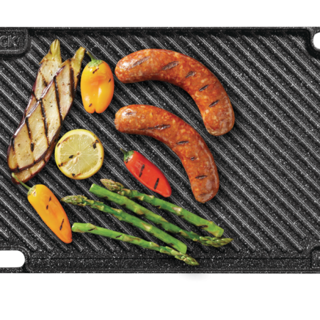 Heritage The Rock Reversible Grill & Griddle, Dishwasher & Oven Safe, 45.7cm x 27.2cm