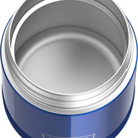 Thermos® Stainless Steel Food Jar Vaccum Insulated with Spoon, Blue, 295-mL