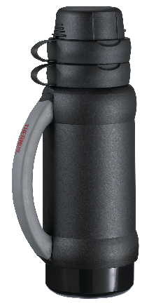 Canadian Thermos® Add A Cup Vacuum Insulated Glass Beverage Bottle, 1-L