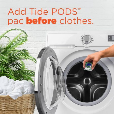 Tide Powet PODS Ultra OXI Liquid Laundry Detergent Soap Pacs with Odour Eliminators, 18-pk