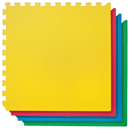 For Living Reversible Foam Tiles for Kids, 4-pk, 24-in x 24-in