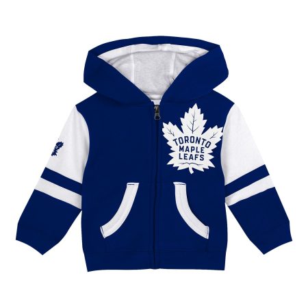 Toddler Toronto Maple Leafs Outerstuff Faceoff Full Zip Hoodie