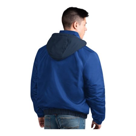 Toronto Blue Jays Starter Triple Double Hooded Jacket