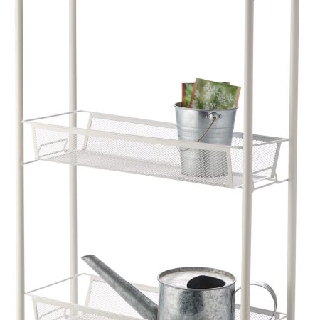 Type A 3-Tier Mesh Wire Slim Storage Cart