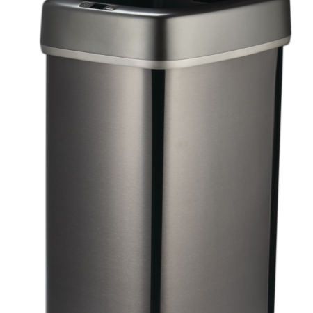 type A Narrow Stainless Steel Automatic Garbage Can w/ Motion Sensor Lid, 50-L