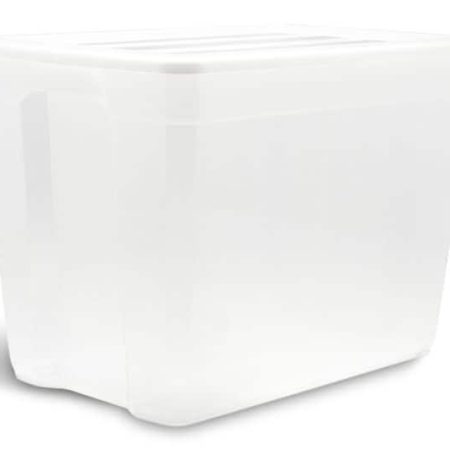 type A Clear Storage Tote, 72-L