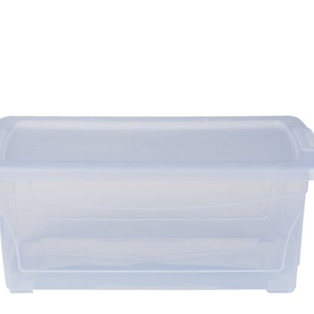 type A Clarity Transparent Storage Box with Lid, 15-L