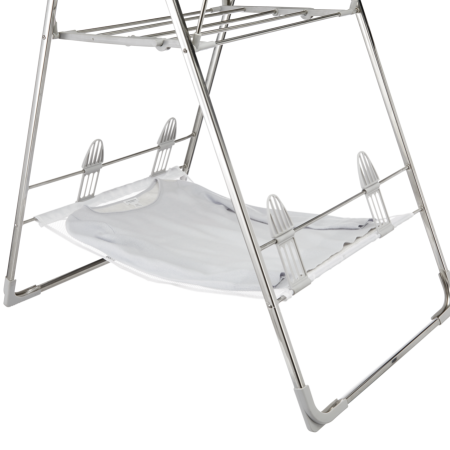 type A Heavy Duty Gullwing Folding Drying Rack, 62.5 x 23.3 x 44-in