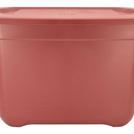 type A Restore Stackable Storage Box with Lid, 68-L, Red