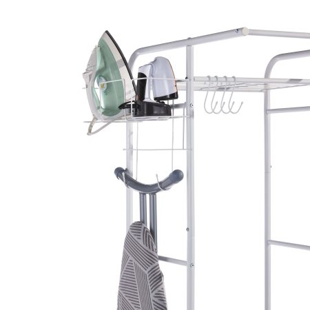 type A Linear Side Laundry Organization System, White