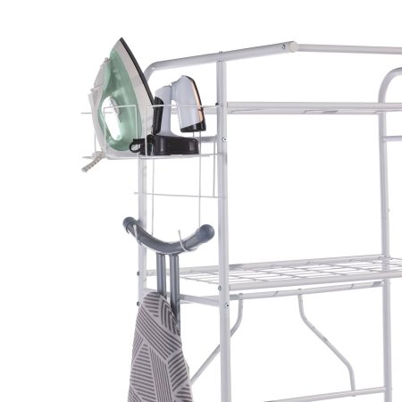 type A Linear Single-Unit Laundry Organization System, White