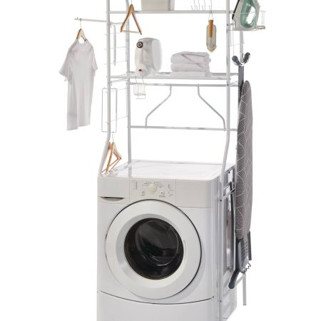 type A Linear Single-Unit Laundry Organization System, White