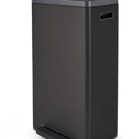 type A Wide Stainless Steel Step Trash/Garbage Bin, 30-L