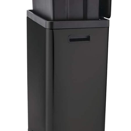 type A Wide Stainless Steel Step Trash/Garbage Bin, 45-L