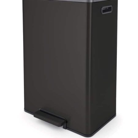 type A Wide Stainless Steel Step Trash/Garbage Bin, 45-L