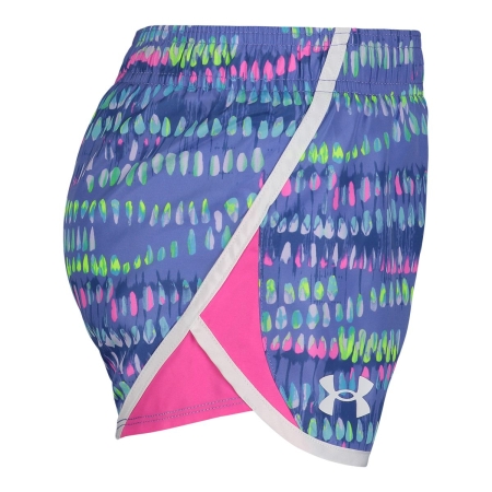 Under Armour Toddler Girls' 2-4 Watercolor Dabs Fly-By Shorts