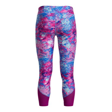 Under Armour Girls' Armour Printed Ankle Crop Pants