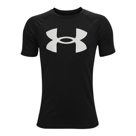 Under Armour Boys' Tech Big Logo T Shirt, Kids, Crewneck, Graphic