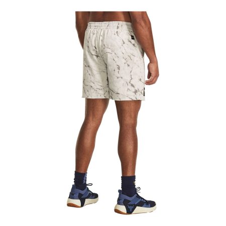 Under Armour Men's Project Rock Rival Printed Shorts