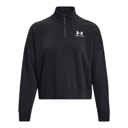 Under Armour Women's Essential Fleece 1/2 Zip Long Sleeve Top