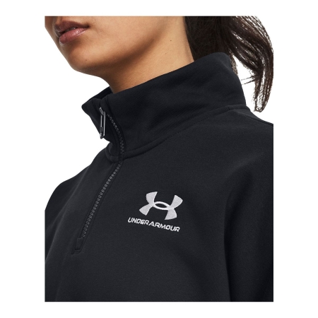 Under Armour Women's Essential Fleece 1/2 Zip Long Sleeve Top