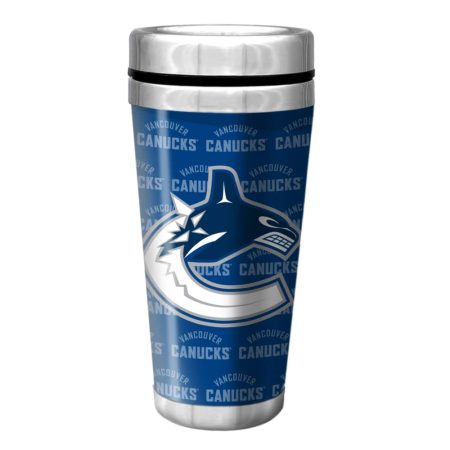 NHL Vancouver Canucks Full Wrap Wallpaper Travel Mug, 14-oz