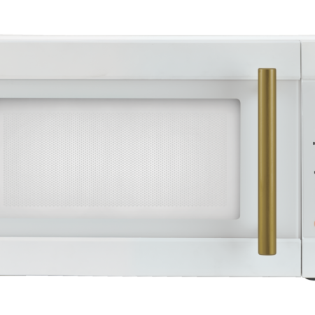 Vida by PADERNO Microwave Oven, White/Gold, 1.1-cu-ft