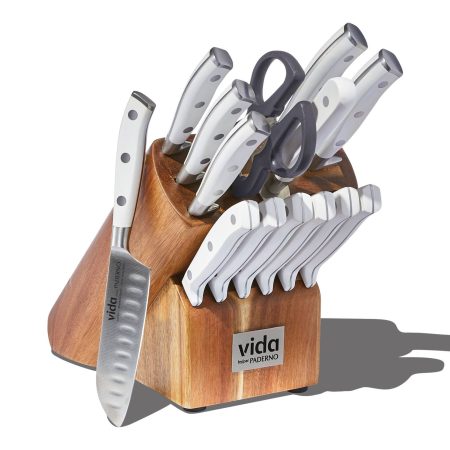 Vida by PADERNO White Handle Set, 15-pc