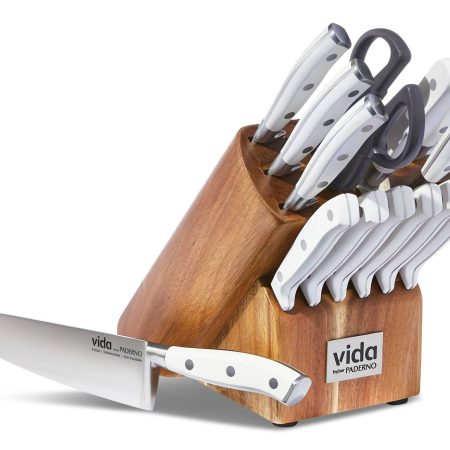 Vida by PADERNO White Handle Set, 15-pc