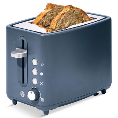 Vida by PADERNO Colour Series 2-Slice Toaster with 3 Settings, Bluefin