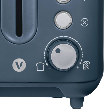 Vida by PADERNO Colour Series 2-Slice Toaster with 3 Settings, Bluefin