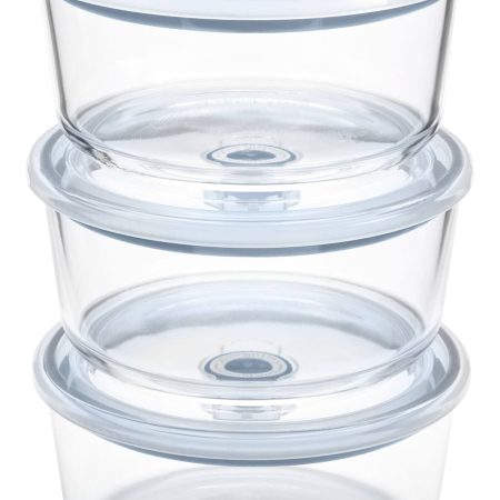 Vida by PADERNO Glass Food Storage Set, 4-Cup, 6-pc