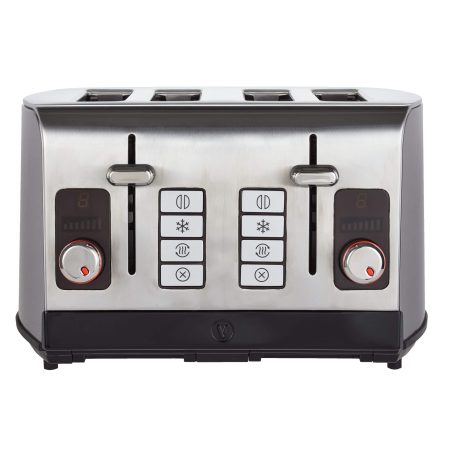 Vida by PADERNO Digital Stainless Steel Toaster, 4-Slice