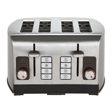 Vida by PADERNO Digital Stainless Steel Toaster, 4-Slice