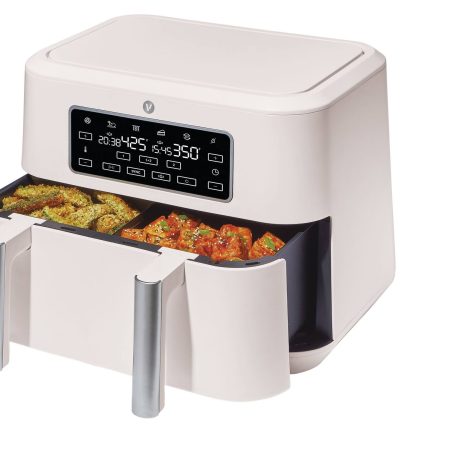 Vida by PADERNO Colour Series 9-qt Trizone Air Fryer, Shortbread