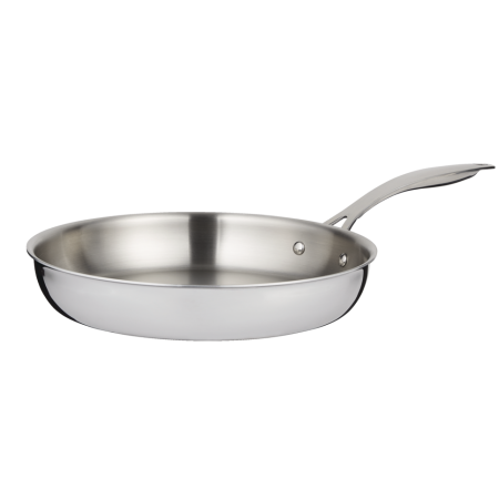 Vida by PADERNO Elite Series 3-Layer Frying Pan, Oven Safe, Stainless Steel