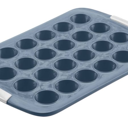 Vida by PADERNO Silicone Non-Stick Mini Muffin Pan, 24-Cup