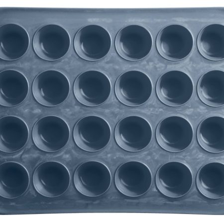 Vida by PADERNO Silicone Non-Stick Mini Muffin Pan, 24-Cup