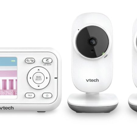 VTech VM3252-2 Digital Video Baby Monitor with 2 Cameras