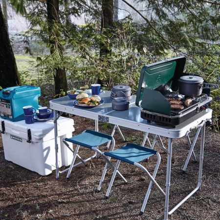 Woods™ Selkrik Aluminum Anodized Camping Cooking Set, Grey, 4-pc