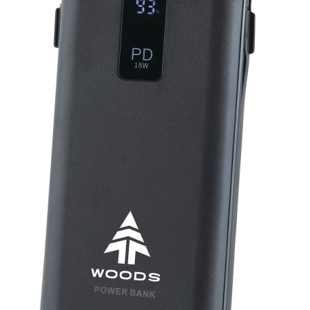 Woods CALOR Full-Length Heated Camping Seat Pad w/ USB Power Bank, 5-h Runtime