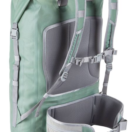 Woods Portage Roll Top Waterproof Dry Backpack For Camping/Hiking/Canoeing/Kayaking, 65-L