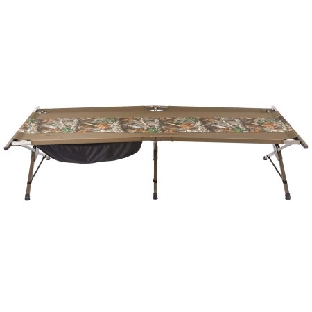 Yukon Gear Camouflage Folding Portable Camping Cot Bed w/ Carry Bag, Supports 300 Lbs