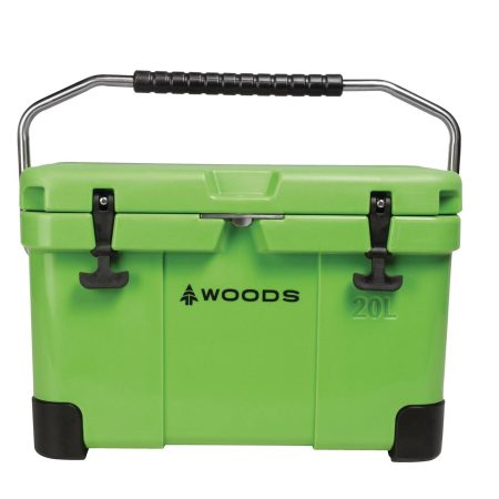 Woods ARCTIC Roto-Moulded Cooler with Handle, 20-L, Parrot Green