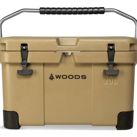 Woods ARCTIC Roto-Moulded Cooler with Handle, 20-L, Tan