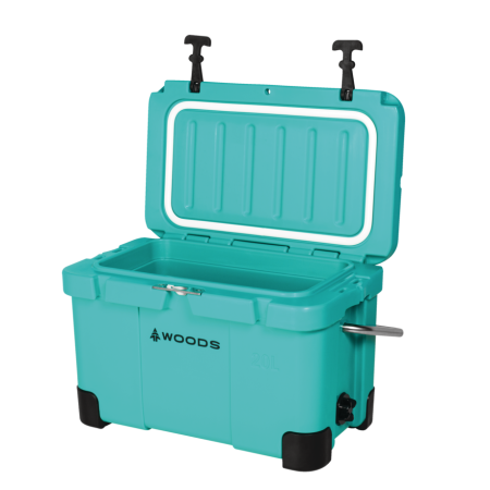 Woods ARCTIC Roto-Moulded Cooler with Handle, 20-L, Turquoise