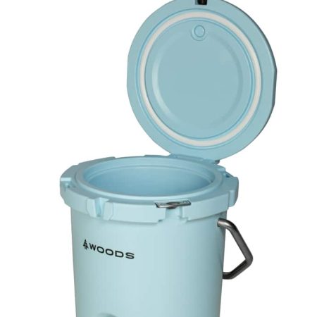 Woods ARCTIC Roto-Moulded Bucket Cooler with Handle,19-L, Light Blue