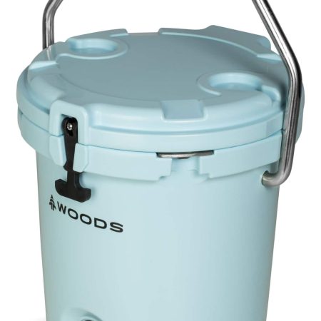 Woods ARCTIC Roto-Moulded Bucket Cooler with Handle,19-L, Light Blue