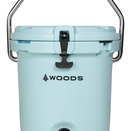 Woods ARCTIC Roto-Moulded Bucket Cooler with Handle,19-L, Light Blue